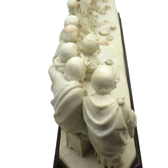 GIUSEPPE ARMANI Last Supper Sculpture Florence Italy 1983 Italy Vintage 23" Rare - Picture 6 of 14